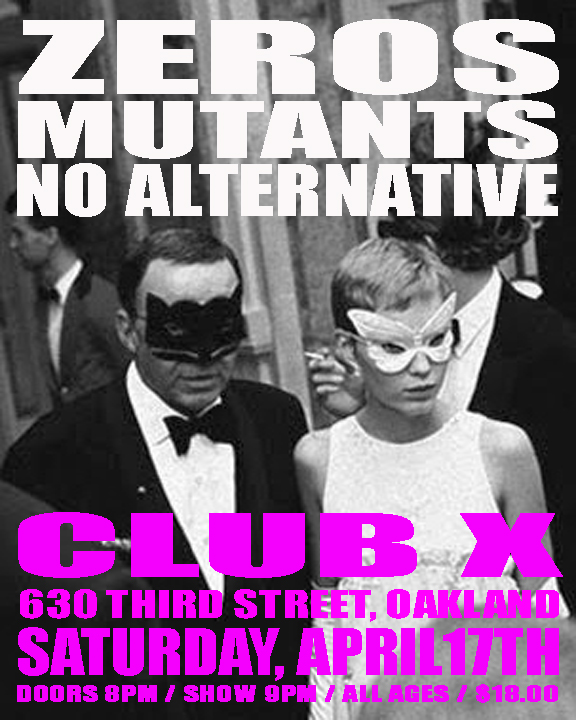 Mutants Zeros No Alternative Club X